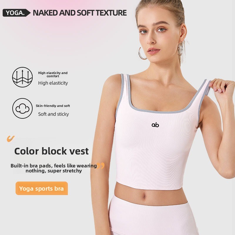 Minimizer Bra Women - Women Summer Ribbed Yoga Tank Top