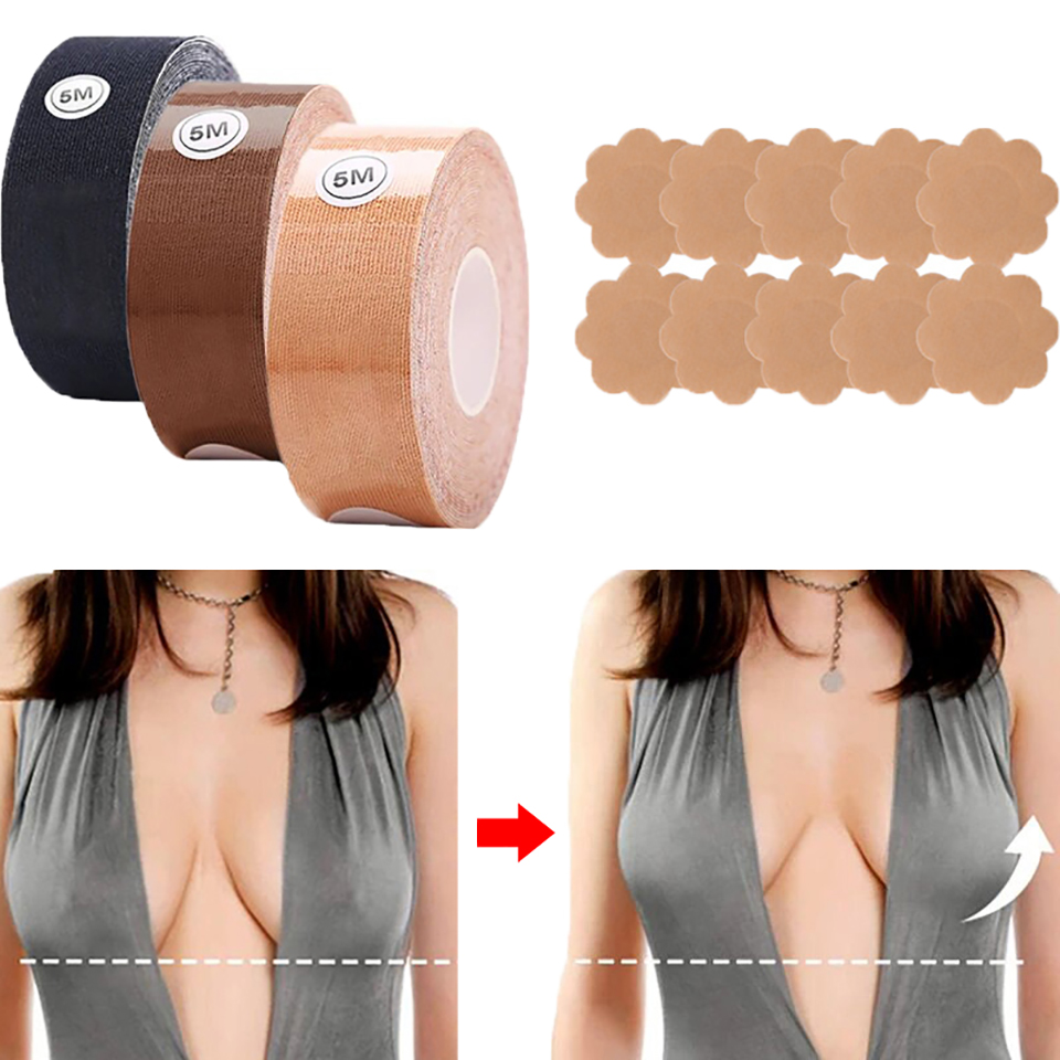 Invisible Breast Lift Tape Sil - Backless Bra Sticky review and price